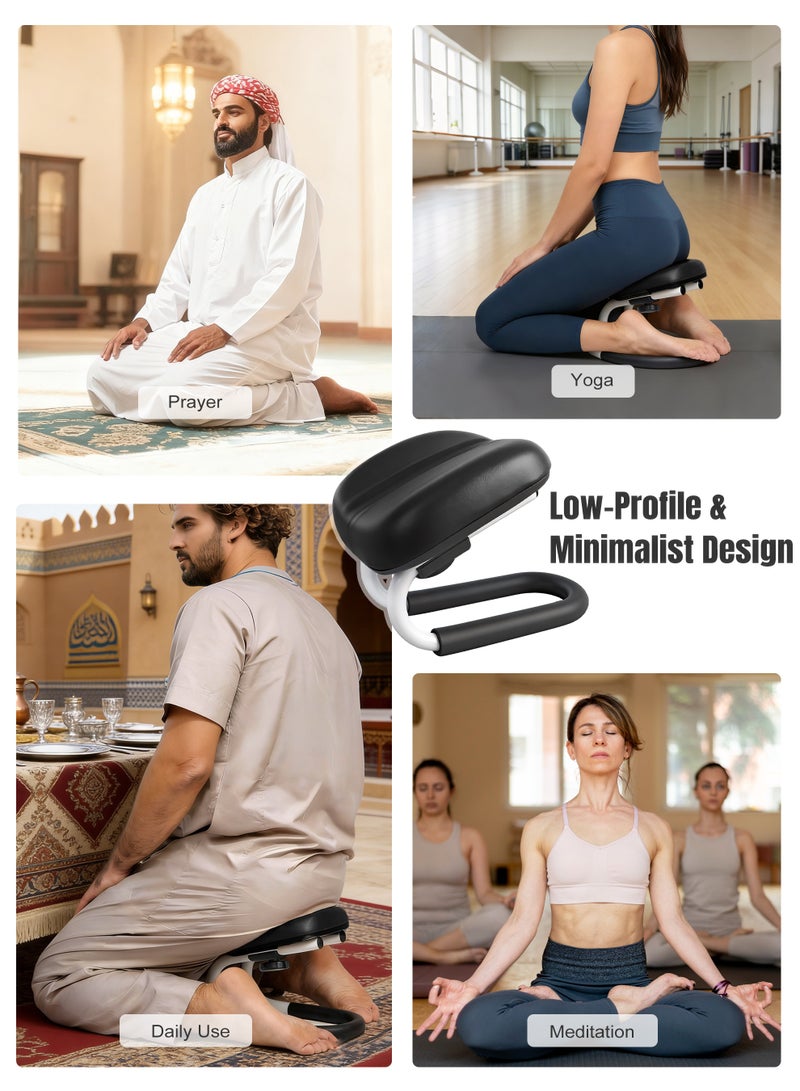 Necomi Prayer Chair, Kneeling Meditation Stool, Height-Adjustable, Ergonomically Designed for Home Chapel Prayer and Meditation, Suitable for Home, Church and Travel Prayer Settings. - Image 5